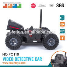 nouvelle voiture cool 2014 ! 4CH iphone et android contrôlée voiture jouets vidéo détective jouet rc voiture télécommandée avec caméra vidéo